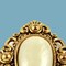 Vintage Gothic Antique Gold Cameo Pendants Large 2.25 x 2 Inch